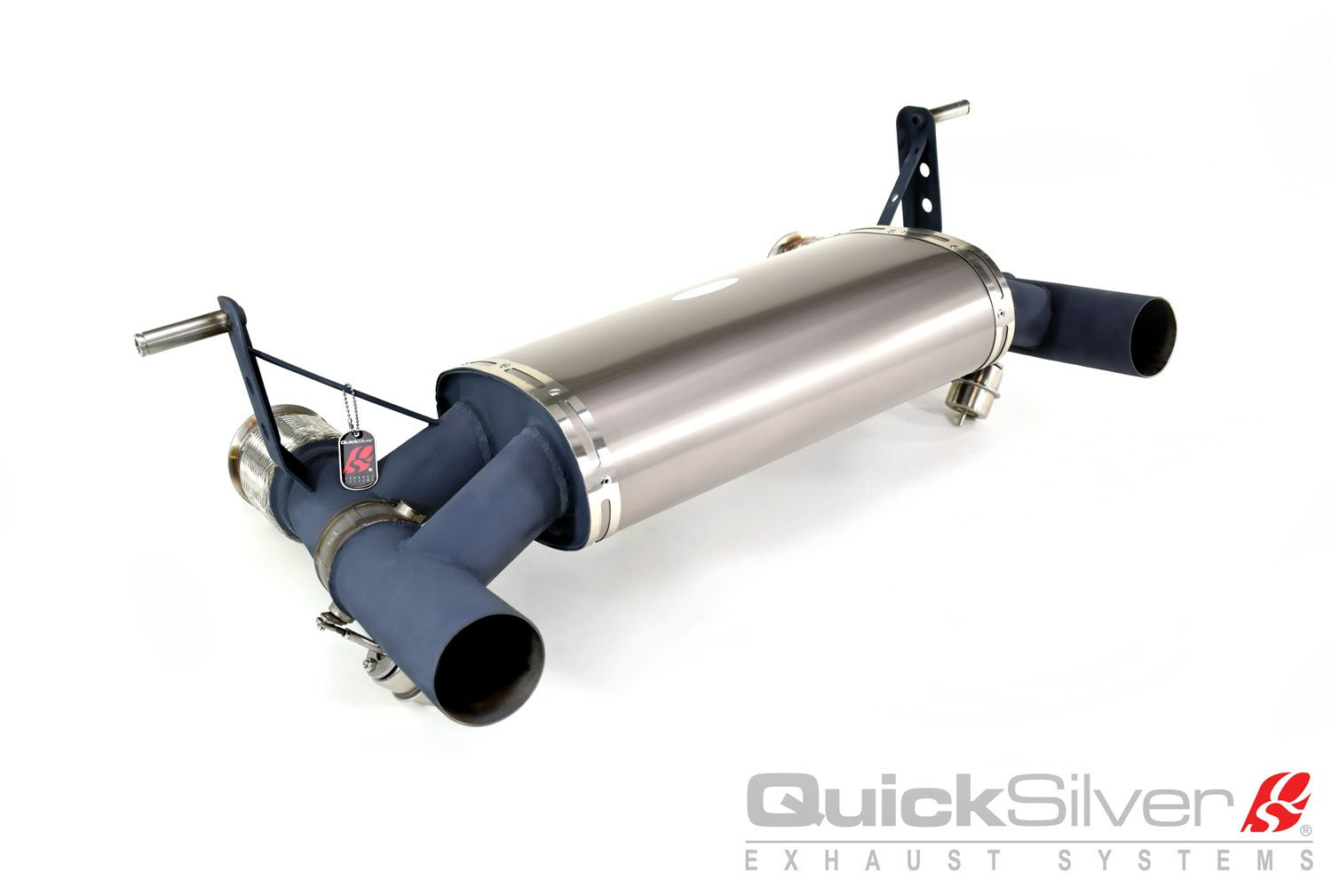 QuickSilver Sportowy tłumik tylny z klapami Huracan Performante