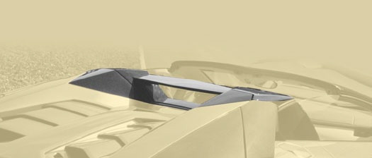 Mansory Tylny pałąk Aventador S Roadster