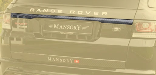 Mansory Tylna listwa Range Rover Sport 2013