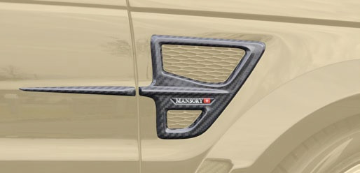 Mansory Wloty powietrza w nadkolach Range Rover Sport 2013 SVR