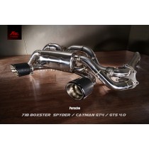 Fi Exhaust Sportowy układ wydechowy z klapami 718 Boxster / Cayman 4.0