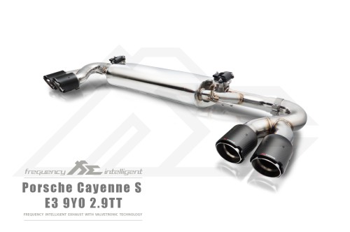 Fi Exhaust Sportowy układ wydechowy z klapami Cayenne S 9YA 2018