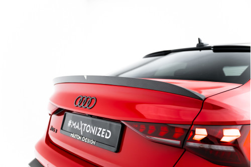 Maxton Design Tylny spoiler V2 Carbon Audi S3, RS3 Sedan 8Y