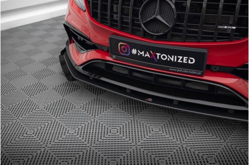 Maxton Design Przedni spoiler A 45 AMG W176 Facelift
