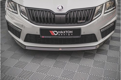 Maxton Design Przedni spoiler V1 Octavia III RS FL