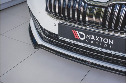 Maxton Design Przedni spoiler V1 Superb III FL