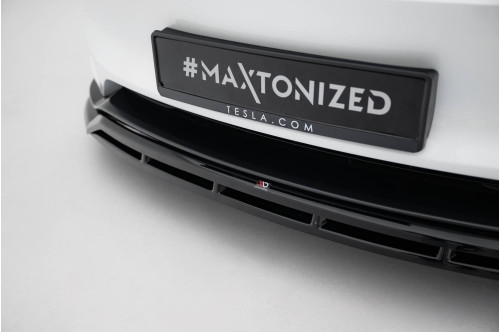 Maxton Design Przedni spoiler V1 Model 3 FL