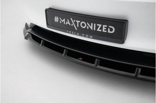 Maxton Design Przedni spoiler V2 Model 3 FL