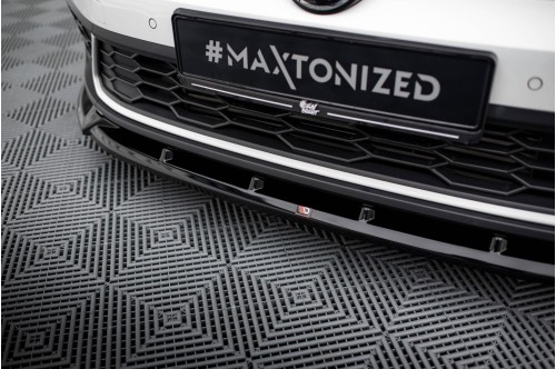 Maxton Design Progi Przedni spoiler V2 Polo VI GTI FL
