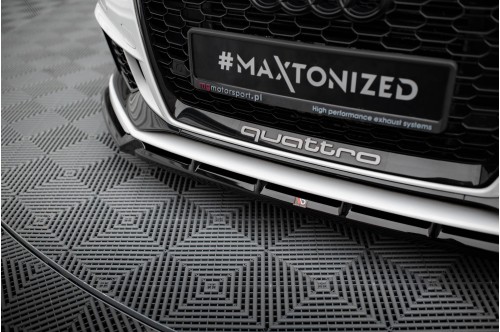 Maxton Design Przedni spoiler V3 RS3 8V Facelift