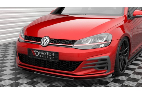 Maxton Design Przedni spoiler V3 Golf VII GTI Facelift