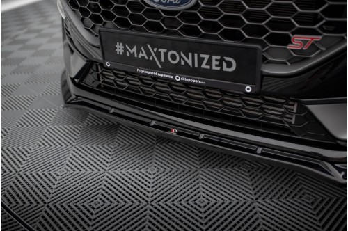 Maxton Design Przedni spoiler V4 Fiesta ST MK8 FL