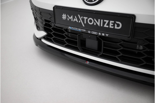 Maxton Design Przedni spoiler V4 Golf VIII GTI FL