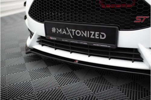 Maxton Design Przedni spoiler V5 Fiesta ST Mk7
