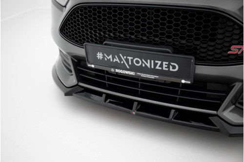 Maxton Design Przedni spoiler V6 Focus ST MK3 FL