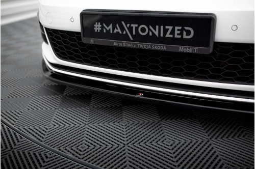 Maxton Design Przedni spoiler V2 Golf VII GTI Facelift