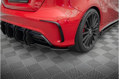Maxton Design Dokładki tylnego zderzaka A 45 AMG W176 Facelift