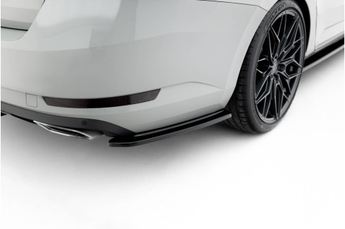 Maxton Design Dokładki tylnego zderzaka V1 Superb III
