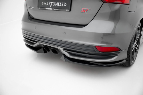 Maxton Design Dokładki tylnego zderzaka V3 Focus ST MK3 FL