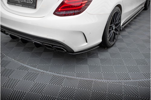 Maxton Design Dokładki tylnego zderzaka C 63 AMG W205 i S205