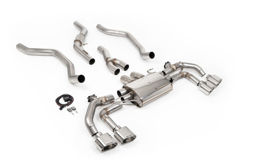 Milltek Sportowy układ wydechowy z klapami Range Rover Sport P400 2022